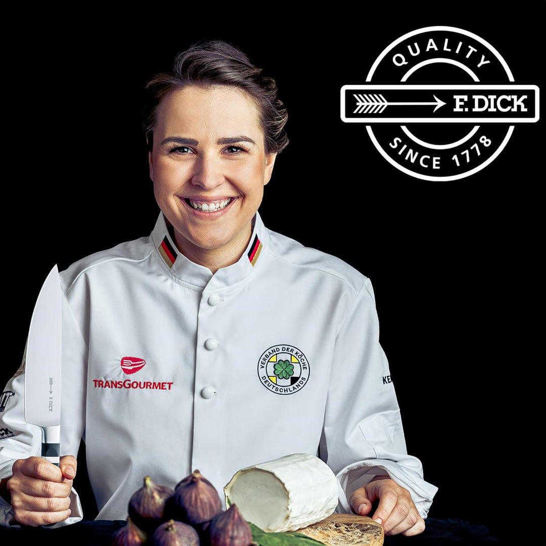 F. DICK Kochmesser, Küchenmesser „Ajax“, 1905 (Messer mit Klinge 22 cm, X50CrMoV15 Stahl, nichtroste