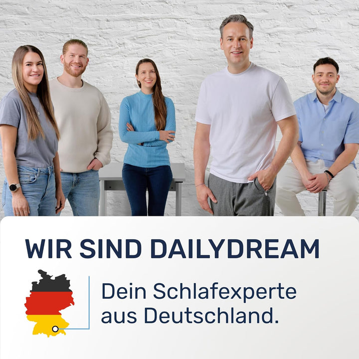 Dailydream viscoelastischer Matratzentopper “Model M“ mit Memory Foam Effekt, 140x200x5cm, Edition S