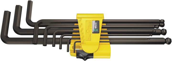 Wera 950 PKL/9 SZ N Winkelschlüsselsatz, zöllig, BlackLaser, 9-teilig, 05022171001