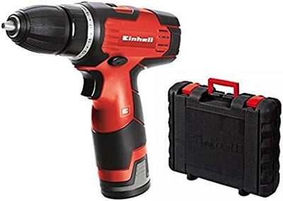 Einhell Akku Bohrschrauber TH-CD 12-2 Li (Lithium Ionen, 12 V, 1,3 Ah, 2 Gang, 24 Nm, Ladegerät, Kof