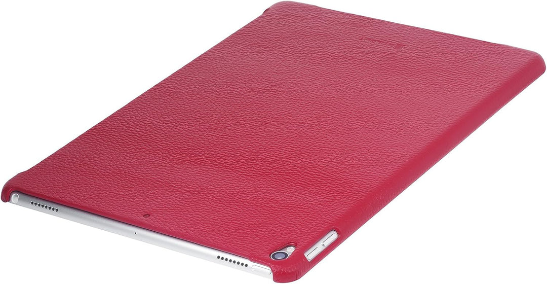 StilGut Leder-Cover kompatibel mit Apple iPad Pro 10.5" 2017 mit Keyboard Connector, Rot, Rot