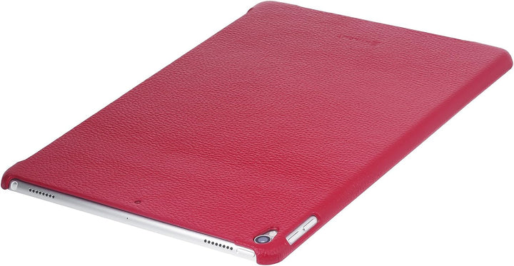 StilGut Leder-Cover kompatibel mit Apple iPad Pro 10.5" 2017 mit Keyboard Connector, Rot, Rot