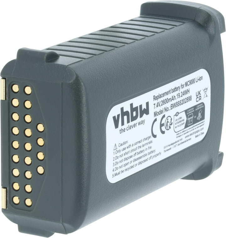 vhbw Akku kompatibel mit Symbol MC9090, MC9090-G, MC9090-K, MC9090-S, MC9097 Handheld Computer Scann