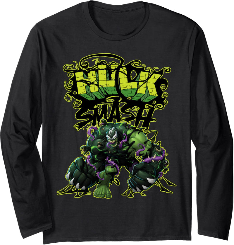 Marvel Hulk Venom Smash Portrait Langarmshirt