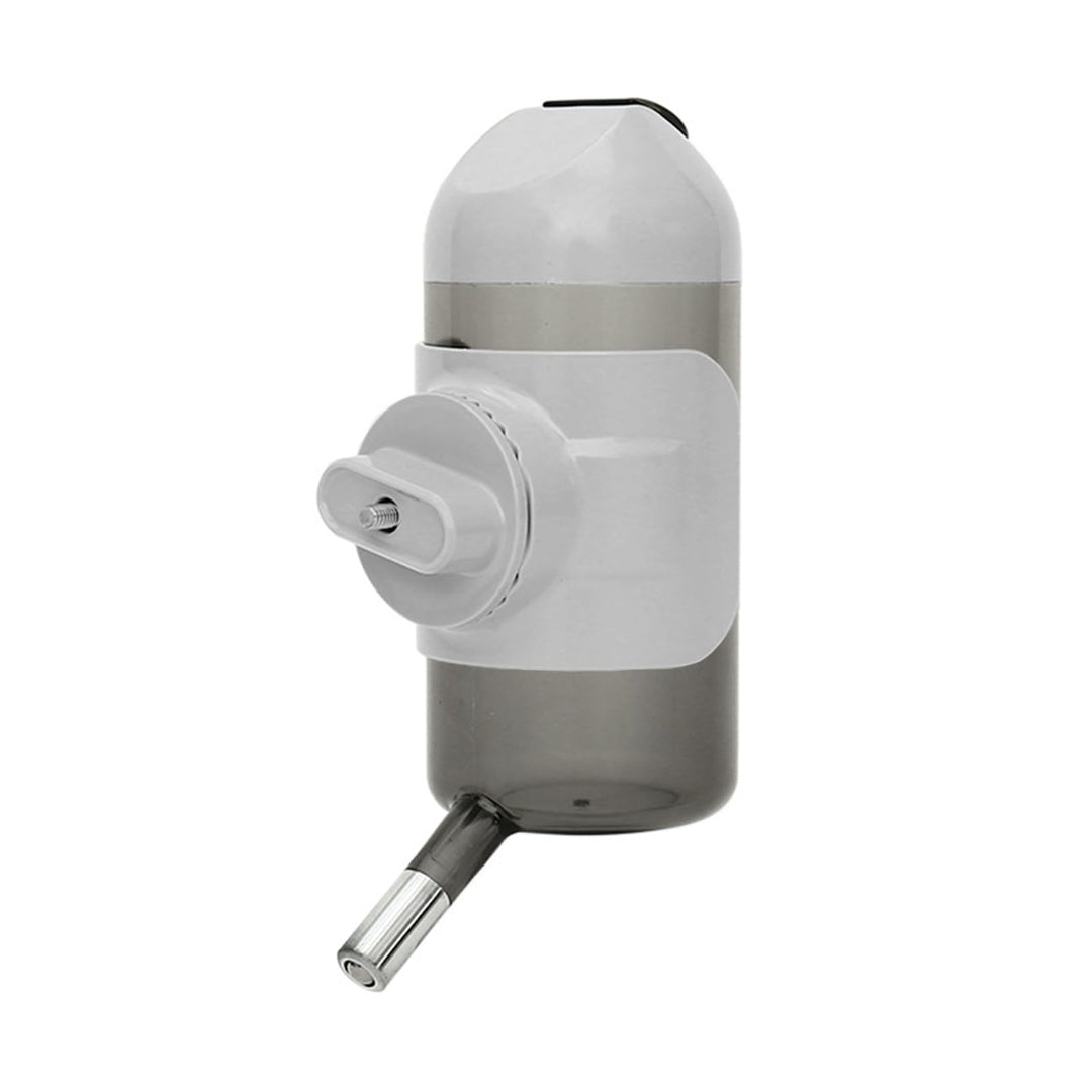 Hunde Trinkflasche [Grau, 500ml] Haustier Wasserspender Auslaufsichere Hund Katzen Kaninchen Käfig W