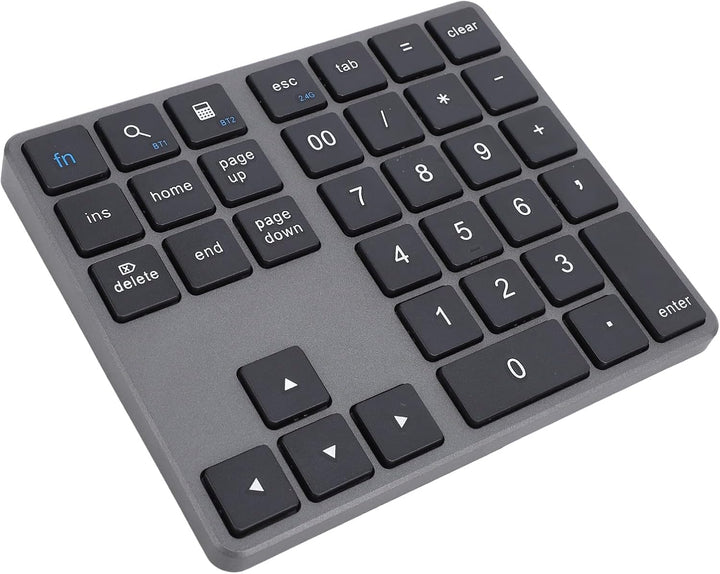 Annadue Bluetooth Nummernblock, Ultradünner, Ergonomischer, Tragbarer, Kabelloser Nummernblock, 35 T