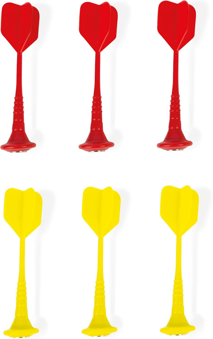 Janod - Magnetisches Dartspiel Ninja-Motive - 6 Plastikpfeile - Spiel aus Stoff, Beidseitig Nutzbar