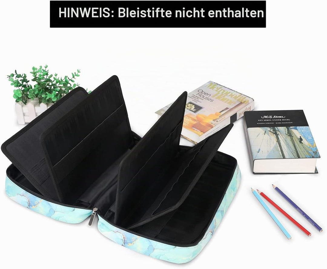 JAKAGO Federmäppchen Grosse Kapazität für 300 Stifte Aufbewahrung Buntstifte,Wasserdicht Pencil Case