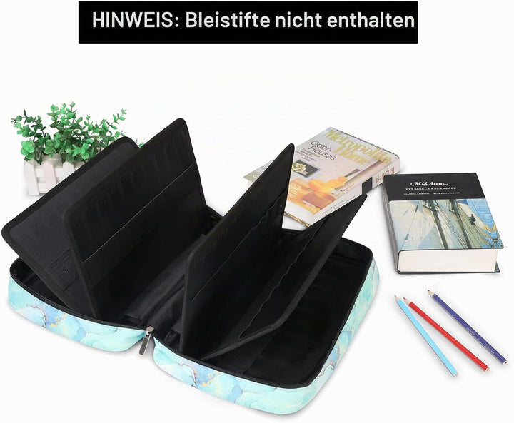 JAKAGO Federmäppchen Grosse Kapazität für 300 Stifte Aufbewahrung Buntstifte,Wasserdicht Pencil Case