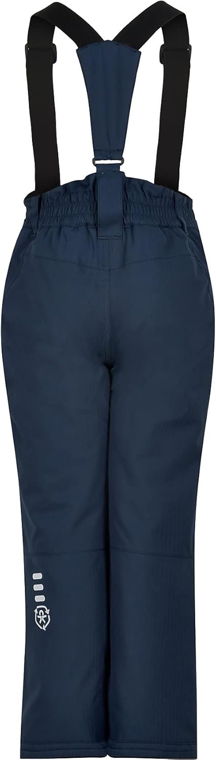 Color Kids Unisex Kinder Ski W.Pockets-Recycled Snow Pants 98 Total Eclipse, 98 Total Eclipse