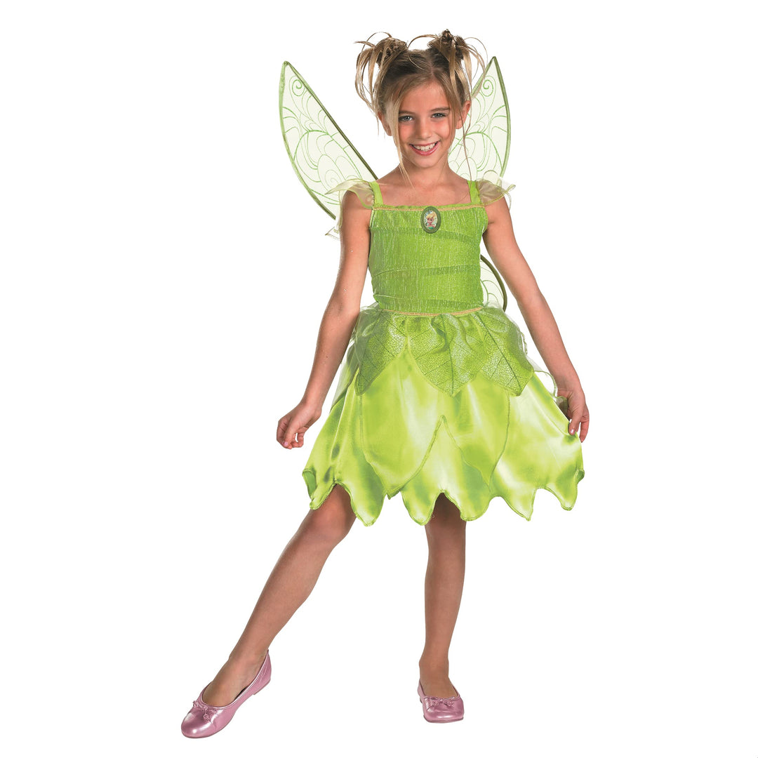 Disguise 187360 Tink und die Fee Tinkerbell Rettungs-Klassiker Kinderkost-m Gr--e: Medium (7-8) 7-8