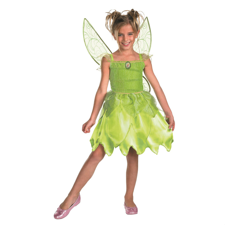 Disguise 187360 Tink und die Fee Tinkerbell Rettungs-Klassiker Kinderkost-m Gr--e: Medium (7-8) 7-8