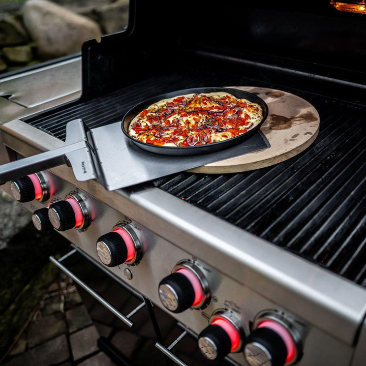 Broil King Grill-/Grillzubehör, Pizzastein Single, Edelstahl, 5 x 5 x 5 cm, 69814