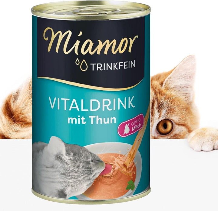 Miamor Trinkfein Vitaldrink mit Thun | 24x 135ml für Katzen Huhn 135 ml (24er Pack), Huhn 135 ml (24