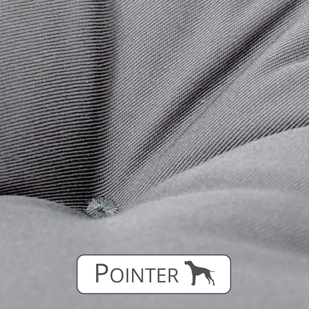 Doctor Bark Pointer | Hundekissen Urban - orthopädisch, waschbar, robust, bequem (XXXL - 90x80 cm, H