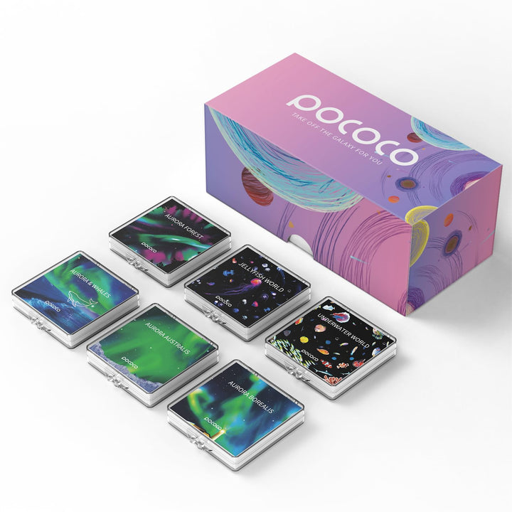 Realistische Aurora und Tiefsee Scheiben - Discs für POCOCO Galaxy Lite Star Projector Home Planetar