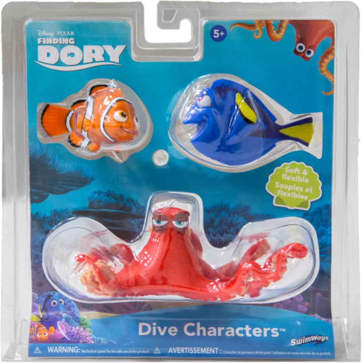 Disney Finding Dory Tauchspiel Set - 3 Tauchfiguren - Nemo - Dory - Krake