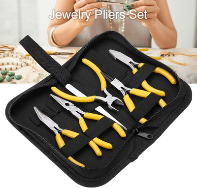 Diyeeni 5 stücke Jewelers Zangen Set Professionelle Schmuck Tools Kit Rundzange für DIY Schmuck Mach