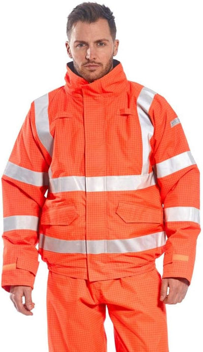 Bizflame Hi-Vis Bomber Jacket, colorYellow talla 4XL 4XL Gelb, 4XL Gelb
