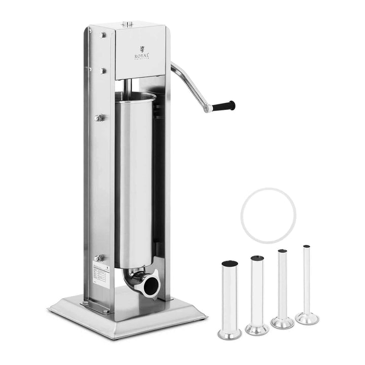 Royal Catering RCWV-7L Wurstfüller vertikal Wurstfüllmaschine Wurstspritze Wurstpresse Edelstahl 7 L