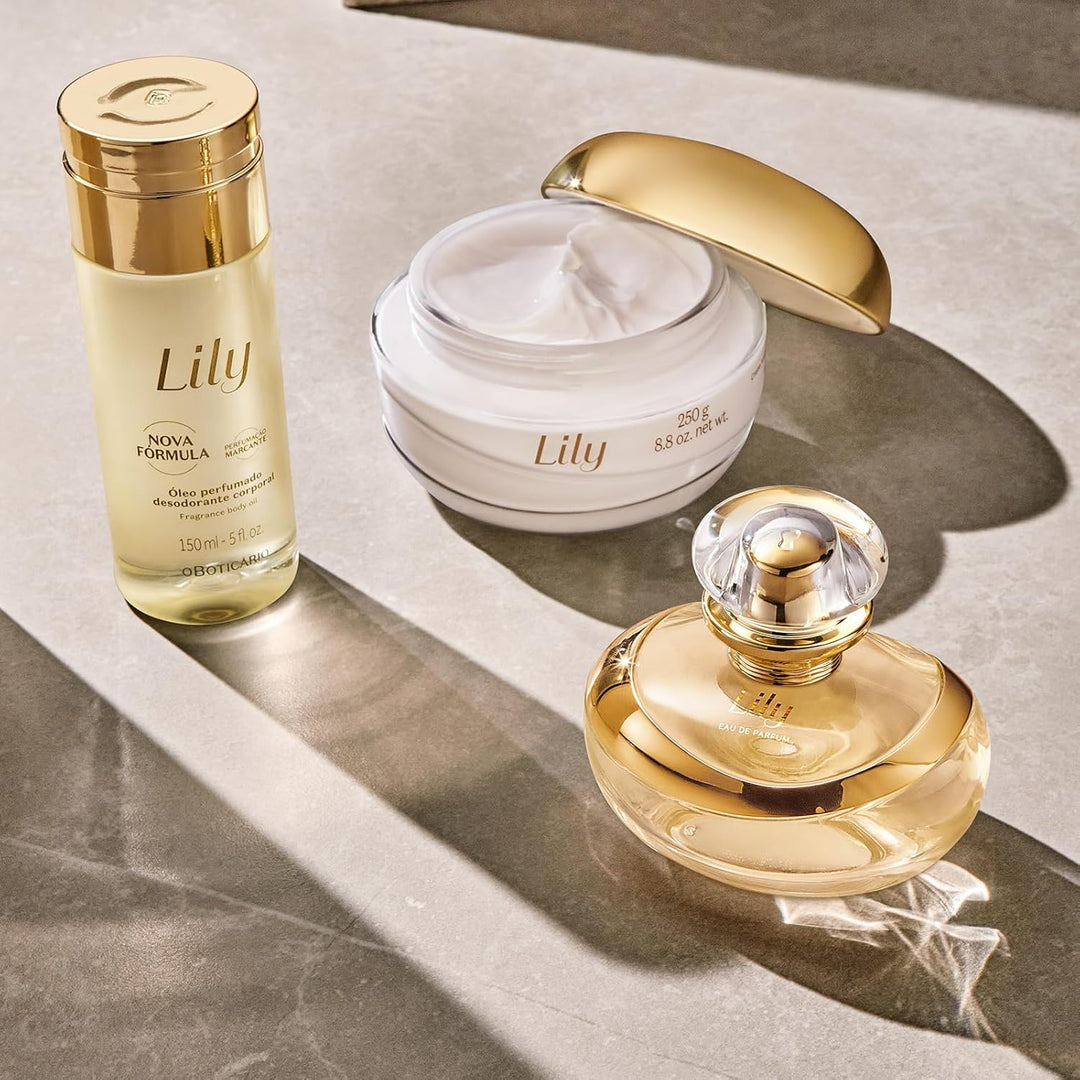 O Boticário Lily Parfümiertes Körperöl, Lotion für den Körper, spendet Feuchtigkeit und pflegt die H