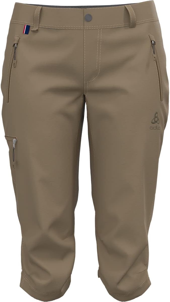 Odlo Herren 3/4 Wanderhose Wedgemount_560451 38 Lead Gray, 38 Lead Gray