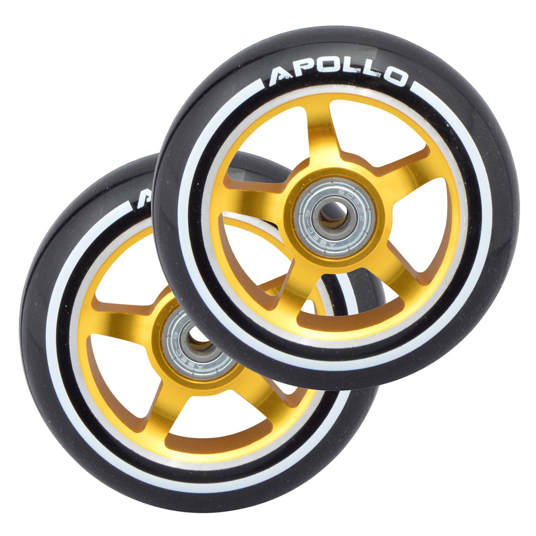 Apollo Stunt Scooter Ersatzräderset Pro Wheels - ABEC9 Kugellager, Roller Rad Ersatz-Räder passend S