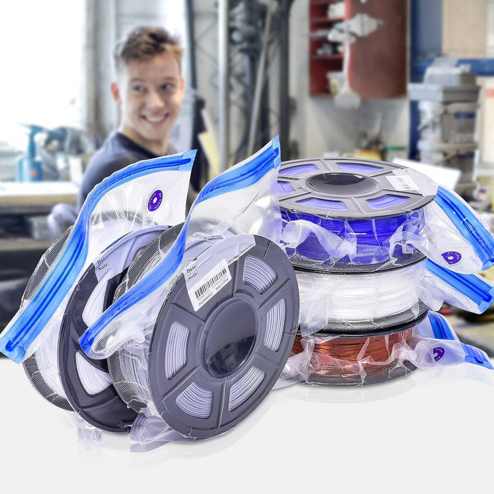 Vakuum-Filament-Kit (30 × 34 cm) mit USB-Pumpe & 30 Beuteln – Wiederverwendbar | Staub- & Feuchtigke