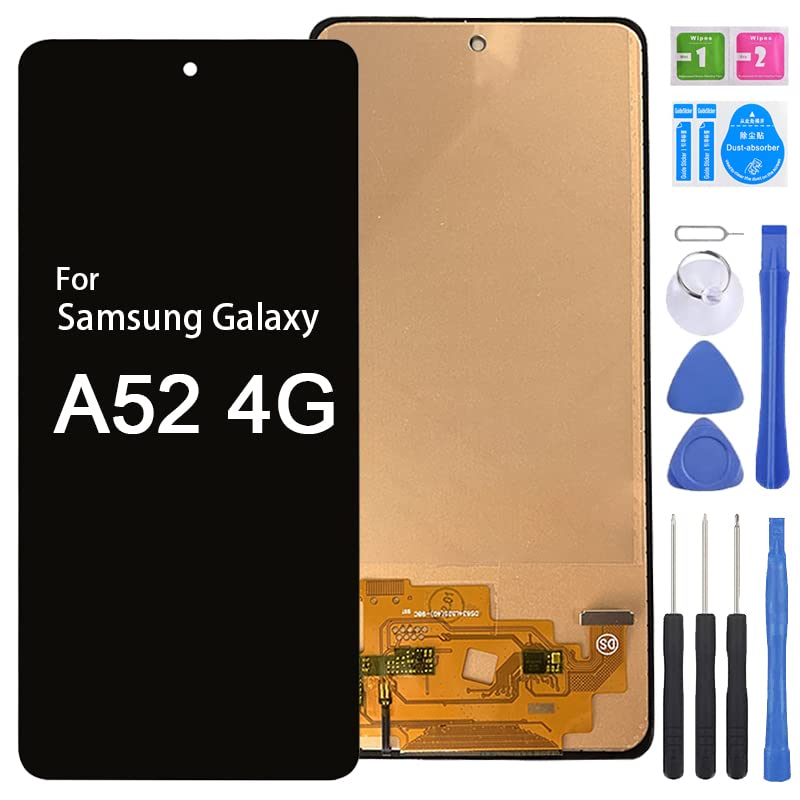 iYAiYO Incell Display Digitalisierer Touchscreen Ersatz kompatibel mit Samsung A52 4G SM-A525F, SM-A
