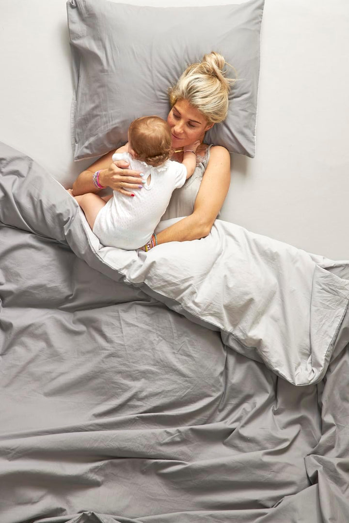 Meyco Home Basic Jersey Uni Spannbettlaken Doppelbett (Bettlaken mit weicher Jersey-Qualität, aus 10