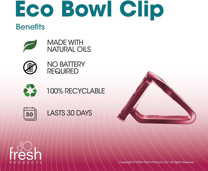 Fre-Pro by Fresh - Bowl Clip Lufterfrischer für Toiletten, Spiced Apple, Box mit 12 Stück, Spiced Ap
