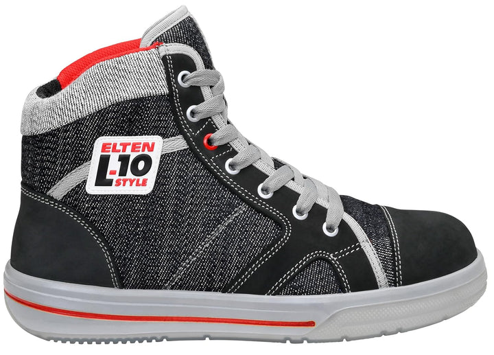 ELTEN Sicherheitsschuhe SENSATION Mid ESD S2, Damen und Herren, Leder/Textil, Stahlkappe, leicht, sp