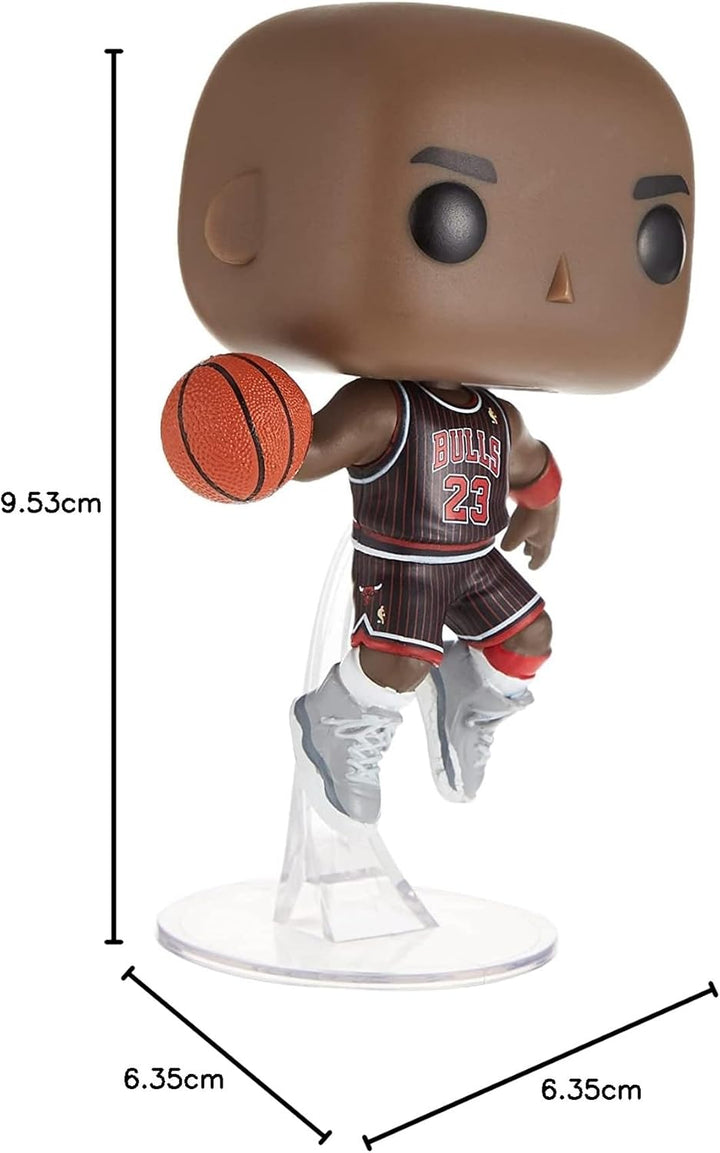 Funko POP! NBA: Chicago Bulls - Michael Jordan mit Jordans - (Blk Enamel Pinstripe Jersey) - Vinyl-S