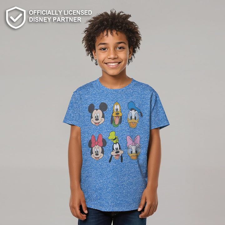 Disney Jungen Always Trending Stack Hoodie, S Königsblau Meliert
