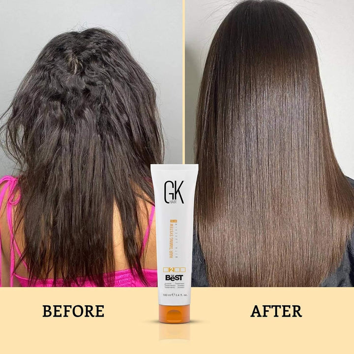 GK HAIR Global Keratin The Best (3.4 Fl Oz/100ml) Glättende Keratin-Haarbehandlung - Professionelle