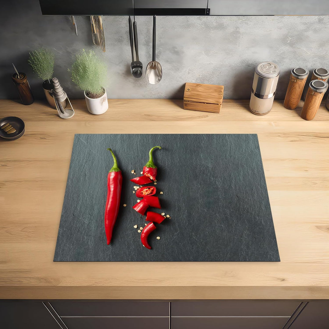 KitchenYeah© Herdabdeckplatte Einteilig Induktionsmatte Küche Abdeckung Ceranfeld Herd Abdeckplatte