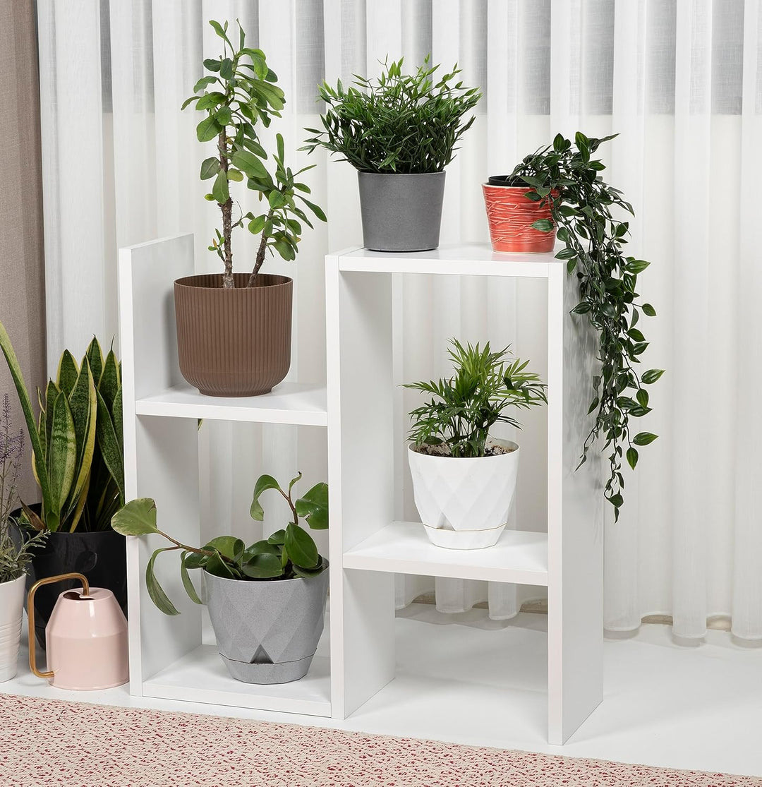 HOCUS PICUS | Homemania Holz Beistelltisch mit 2 Etagen | Sofatisch, Regal-Organizer, Büro, Wohnzimm