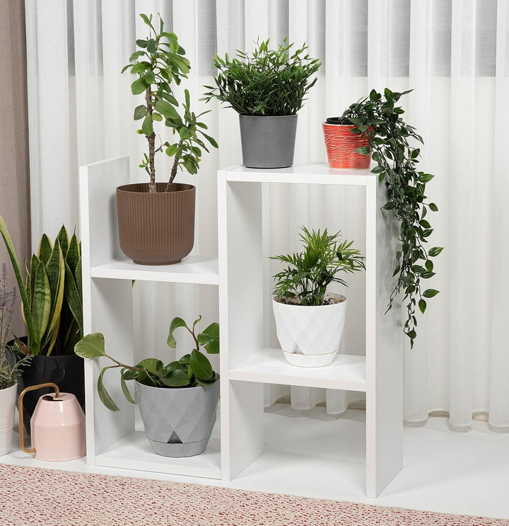 HOCUS PICUS | Homemania Holz Beistelltisch mit 2 Etagen | Sofatisch, Regal-Organizer, Büro, Wohnzimm
