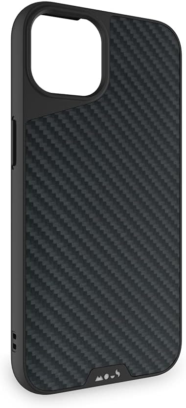 Mous - Hülle für iPhone 13 - Carbonfaser - Limitless 4.0 - Handyhülle iPhone 13 MagSafe-Kompatibel C