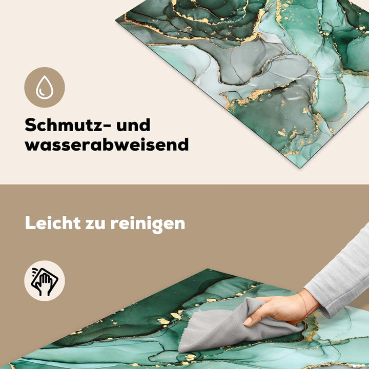 KitchenYeah© Herdabdeckplatte Einteilig Ceranfeld Abdeckplatte Küche Deko Ceranfeldabdeckung Herdabd