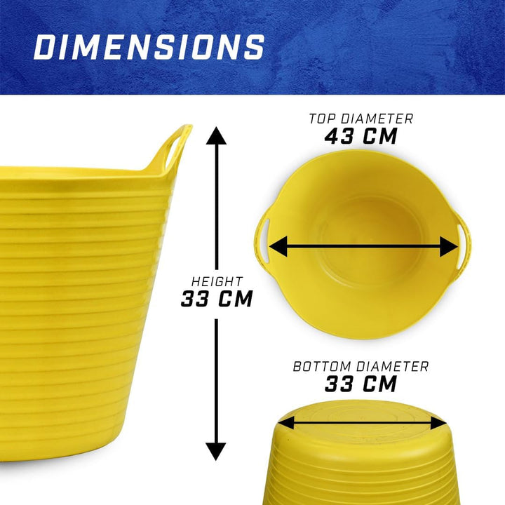 Flex Tub 42 litre - Yellow 1, 1