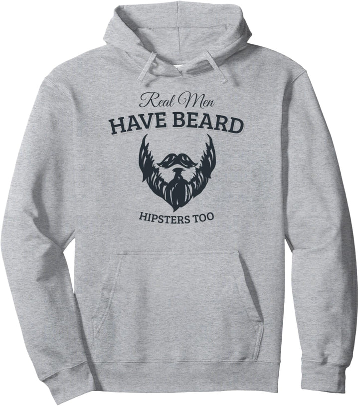 Coole Männer haben Tätowierungen und tragen Bart Pullover Hoodie