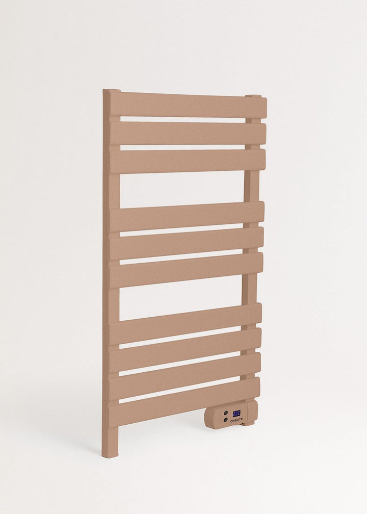 CREATE / WARM Towel 500W / Elektrischer Badheizkörper Mokka / 96,9x55x5cm / Für Boden oder Wand, Tim