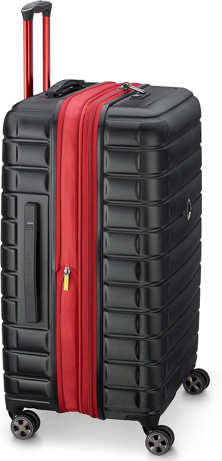 DELSEY PARIS - Shadow 5.0 – Rucksack starr, Schwarz, L, Ausziehbar Ausziehbar L Schwarz, Ausziehbar