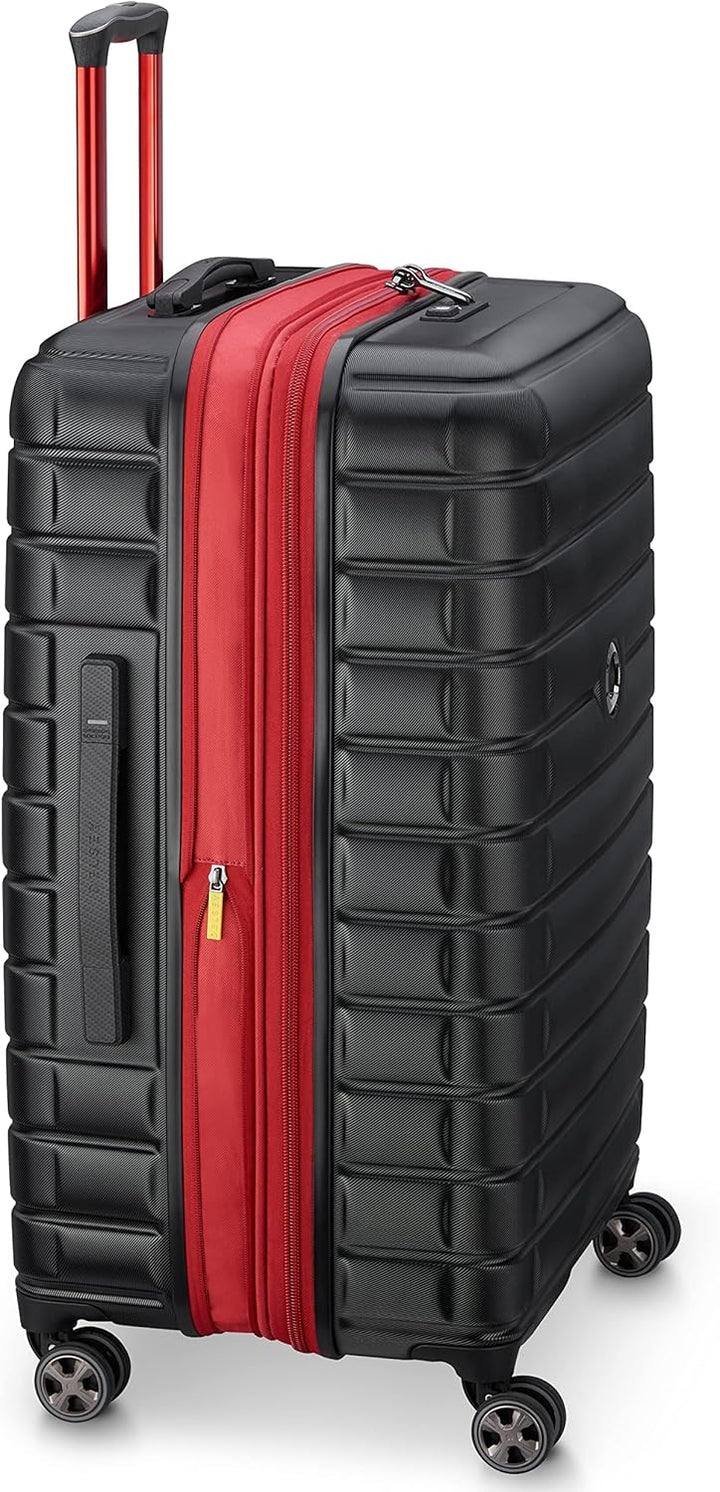 DELSEY PARIS - Shadow 5.0 – Rucksack starr, Schwarz, L, Ausziehbar Ausziehbar L Schwarz, Ausziehbar