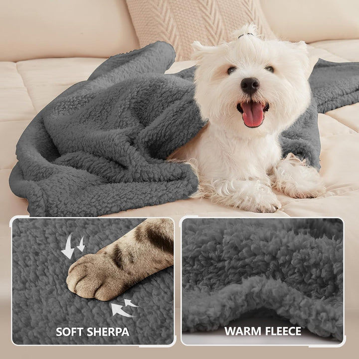 1 Pack 3 Decken Super Weich Premium Flauschig Hundedecke Katzendecke für Haustier Hunde Katze Welpe