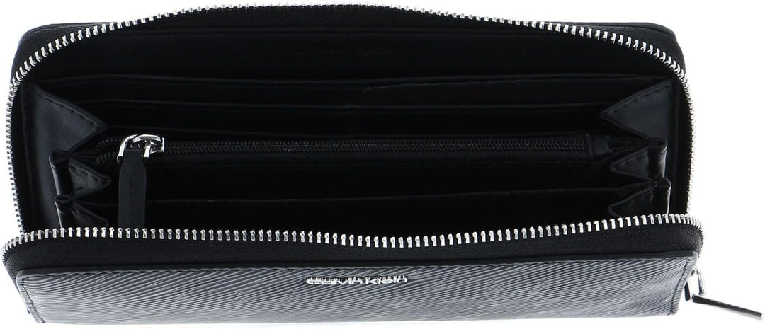 Calvin Klein Damen Elevated Za Wallet Lg Saff Geldbörsen, Ck Schwarz