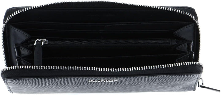 Calvin Klein Damen Elevated Za Wallet Lg Saff Geldbörsen, Ck Schwarz
