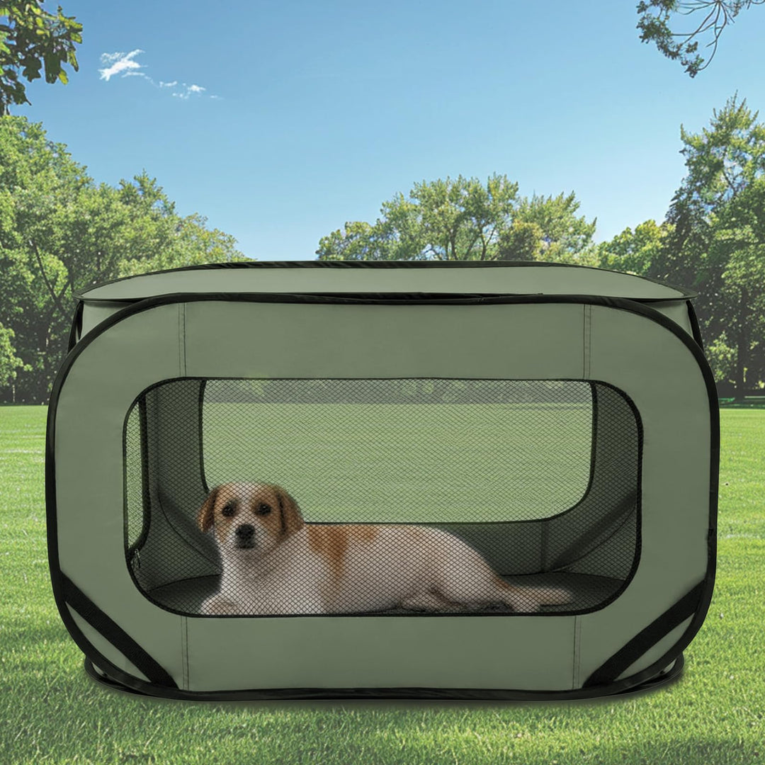 92 * 52 * 52 cm Hundetransportbox Faltbar Oxford-Gewebe Hundetasche Netzstoff transportbox Hund Atmu