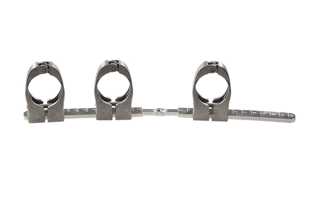 Schwaiger UHA62043 Mulitfeed-Halterung (3-Fach) LNB Halter SAT Feedaufnahmen 40 mm Silber